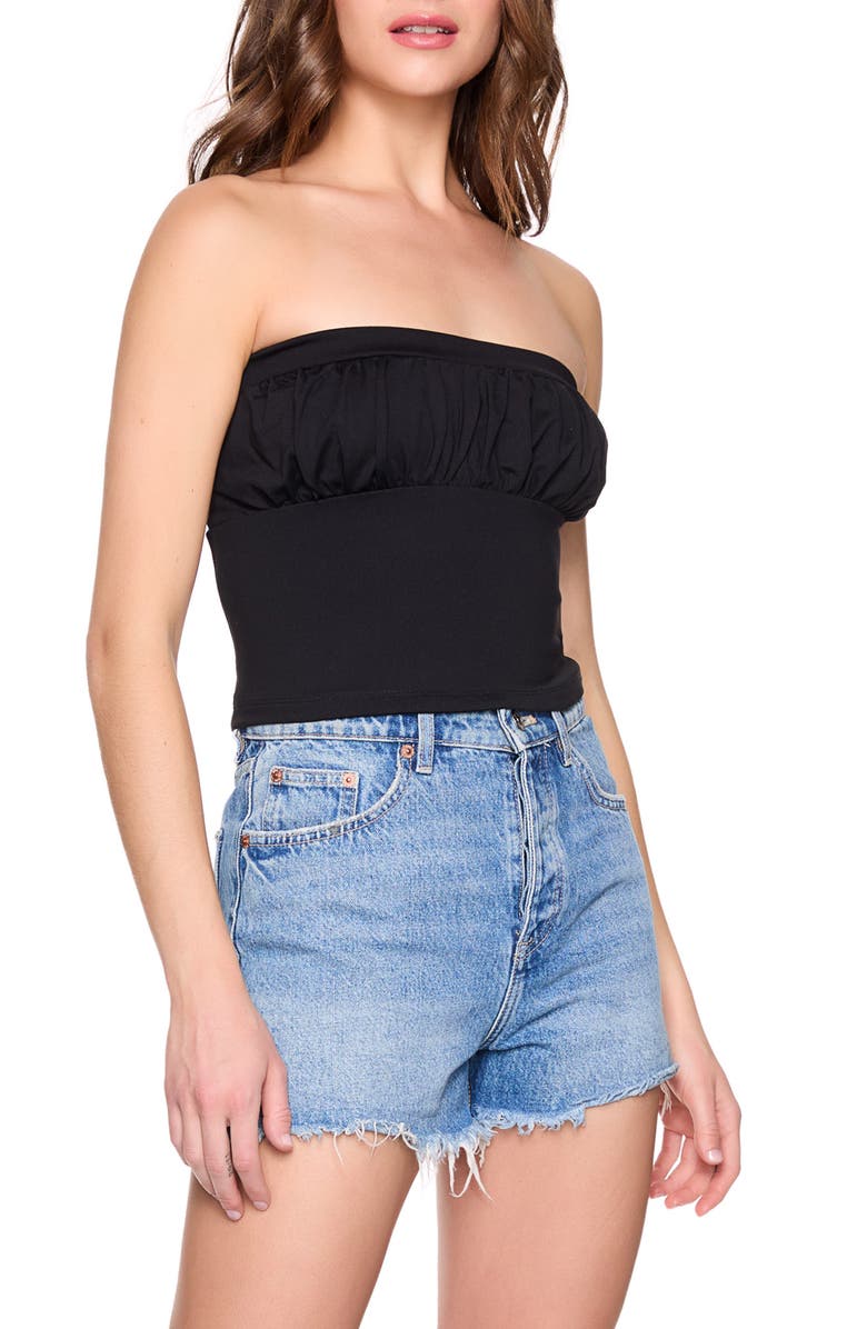 Susana Monaco Gathered Tube Top, Alternate, color,