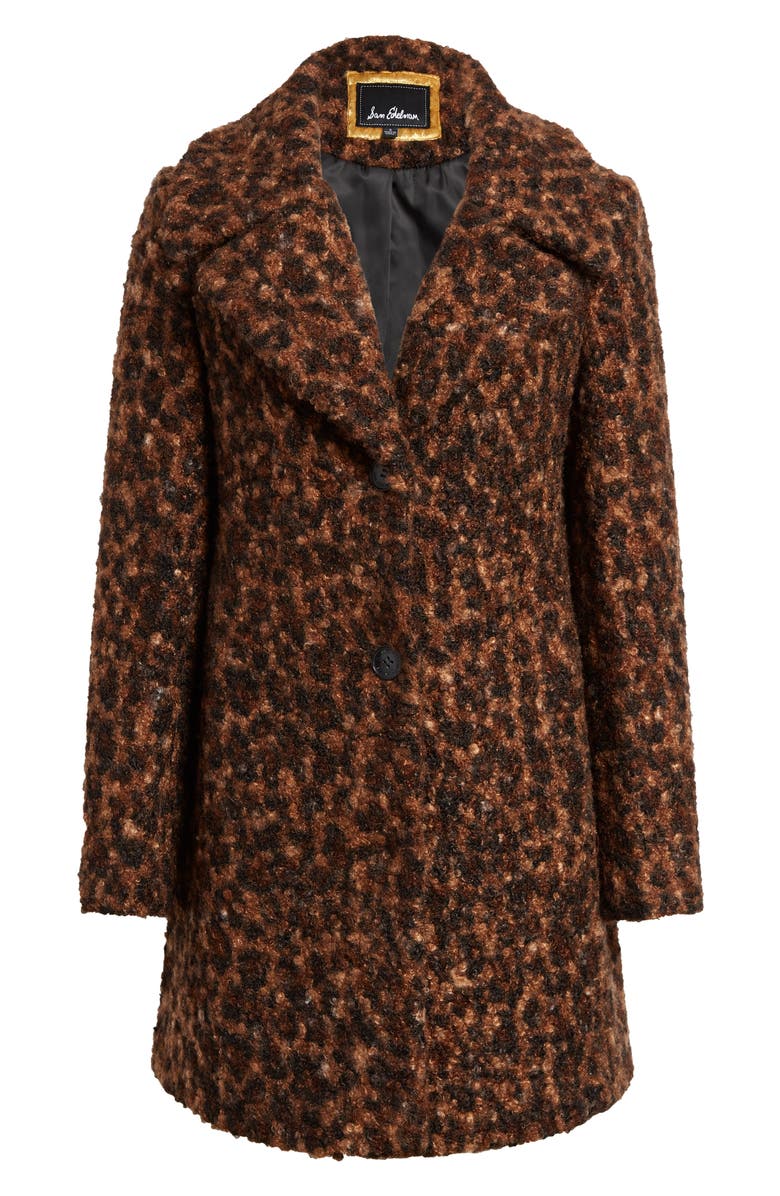 Sam Edelman Pressed Boucle Coat, Main, color,