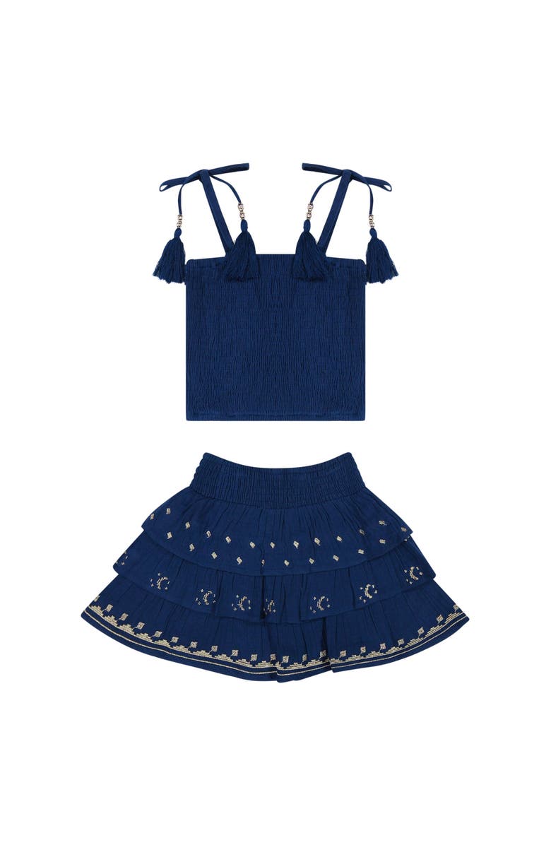 Mer St. Barth Louisa 2 Piece Set, Main, color, Blue