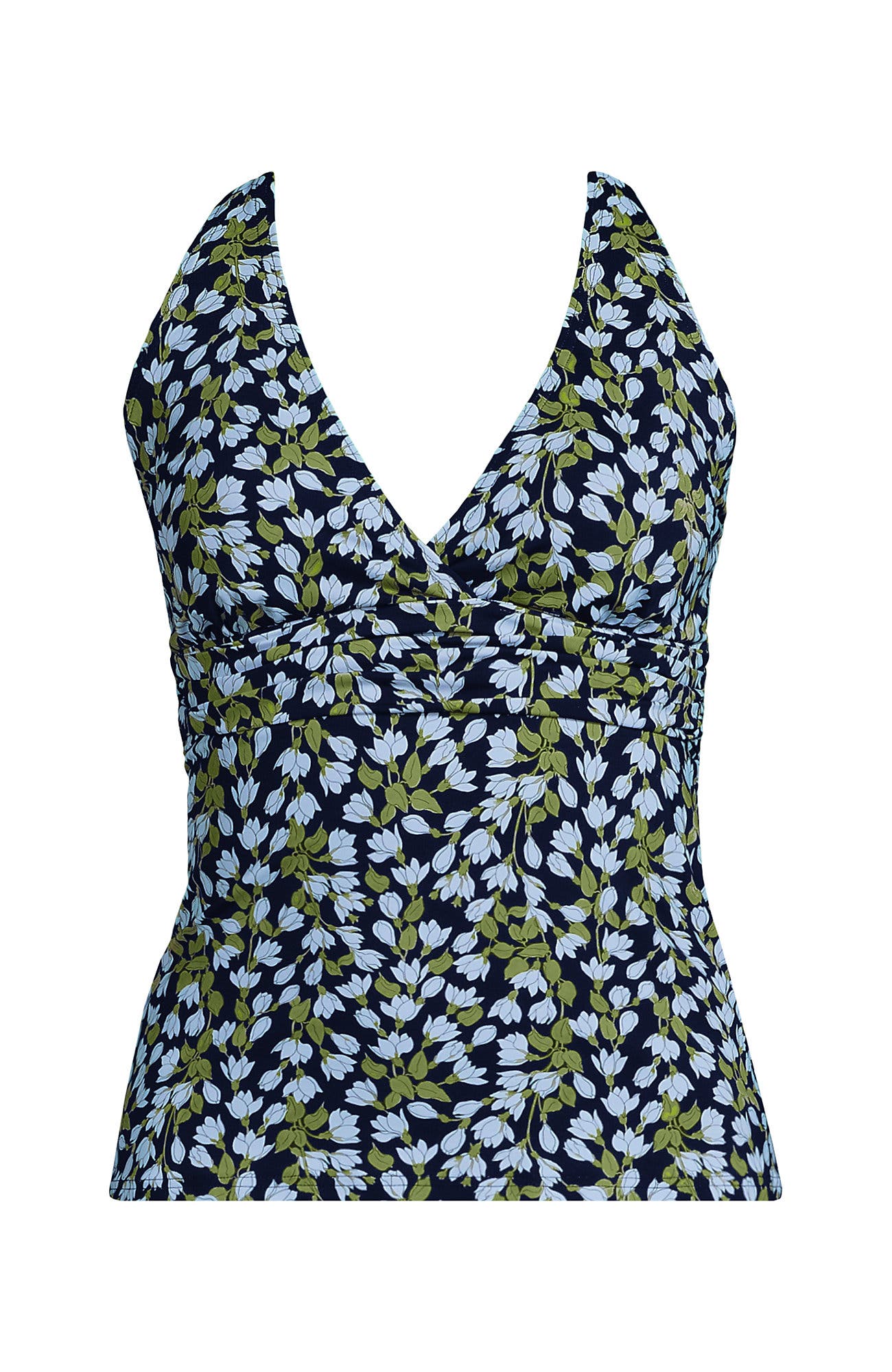 Lands' End D-Cup V-Neck Plunge X Back Tankini Top (Women) | Nordstrom