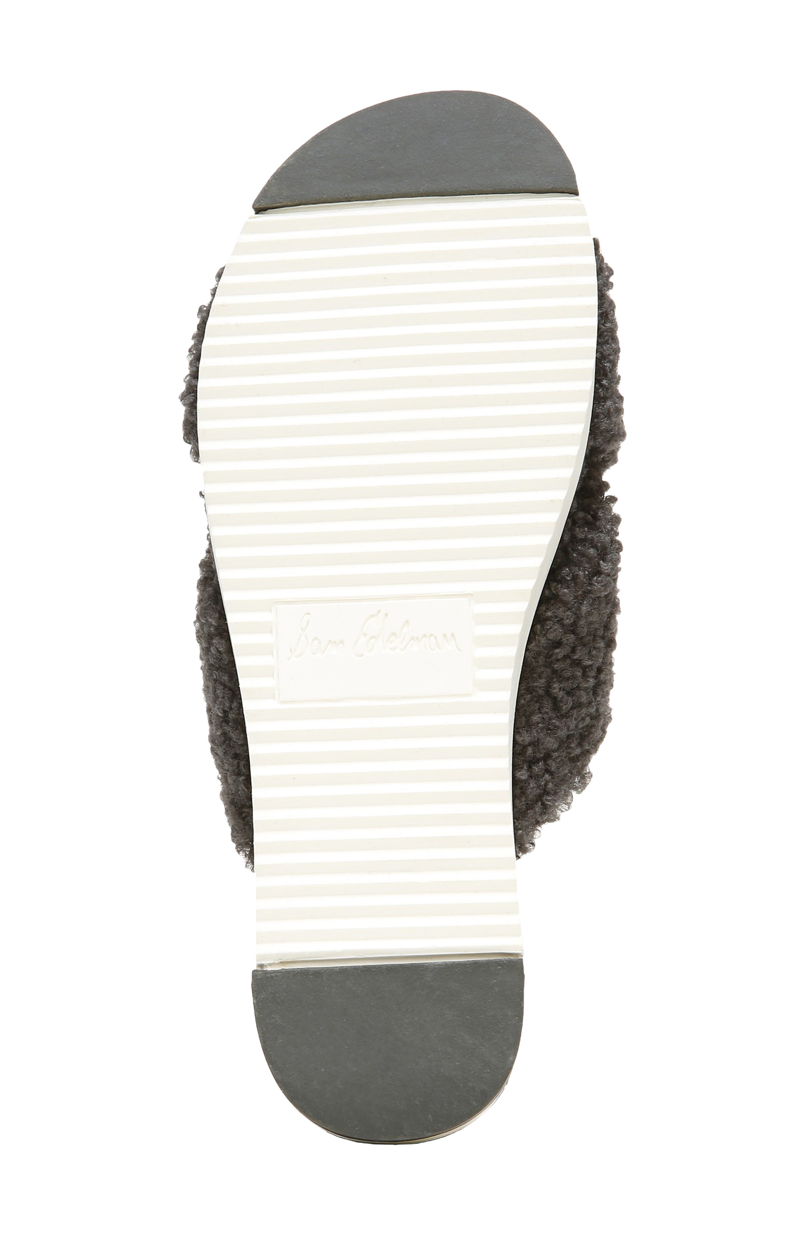 Sam Edelman Alice Faux Fur Sandal, Alternate, color, 