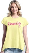Margaritaville Women's Margaritaville Yellow Kansas City Chiefs Gametime Is Paradise T-Shirt