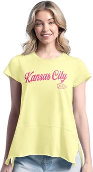 Margaritaville Women's Margaritaville Yellow Kansas City Chiefs Gametime Is Paradise T-Shirt