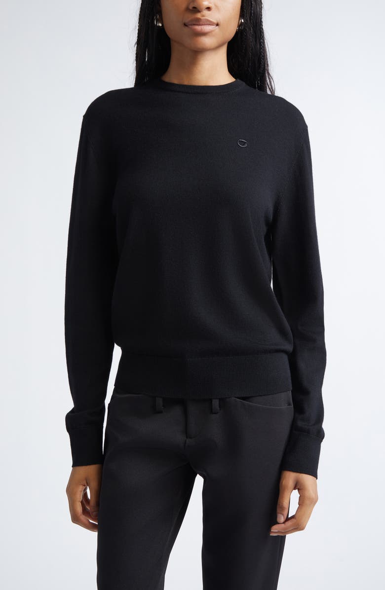 Coperni Classic Wool Sweater, Main, color, Black