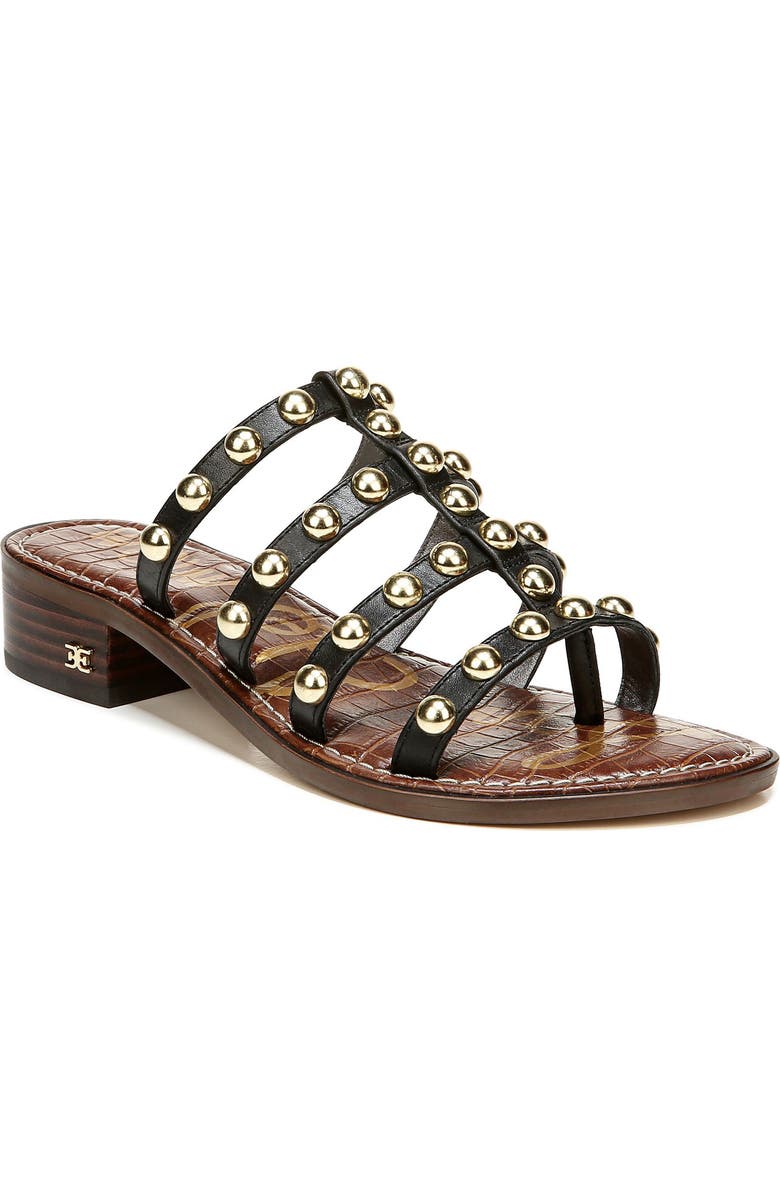 Sam Edelman Juniper Studded Gladiator Slide Sandal, Main, color,