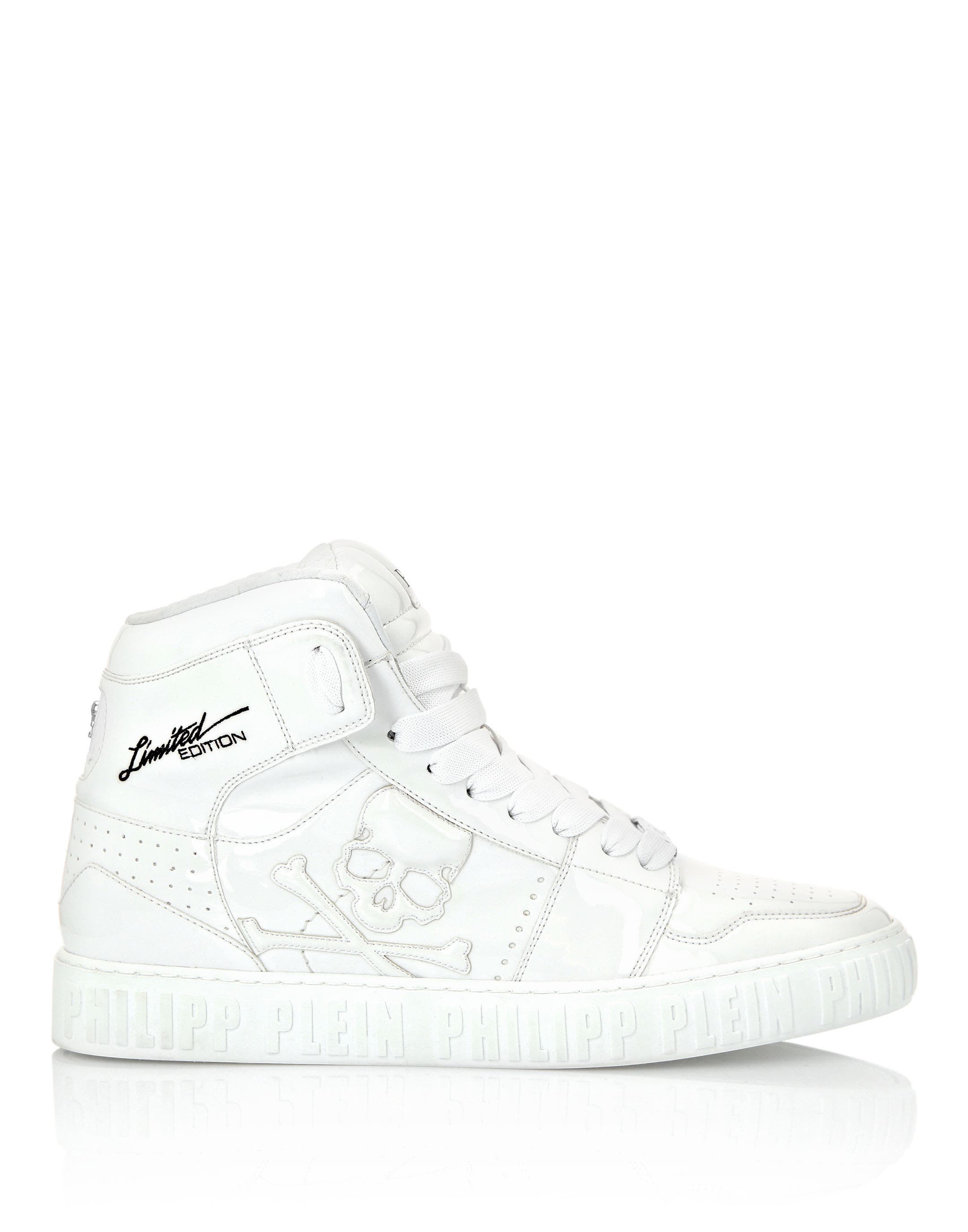 Super Street Hi-Top Sneakers Skull&Amp;Bones Unisex, Alternate, color, white