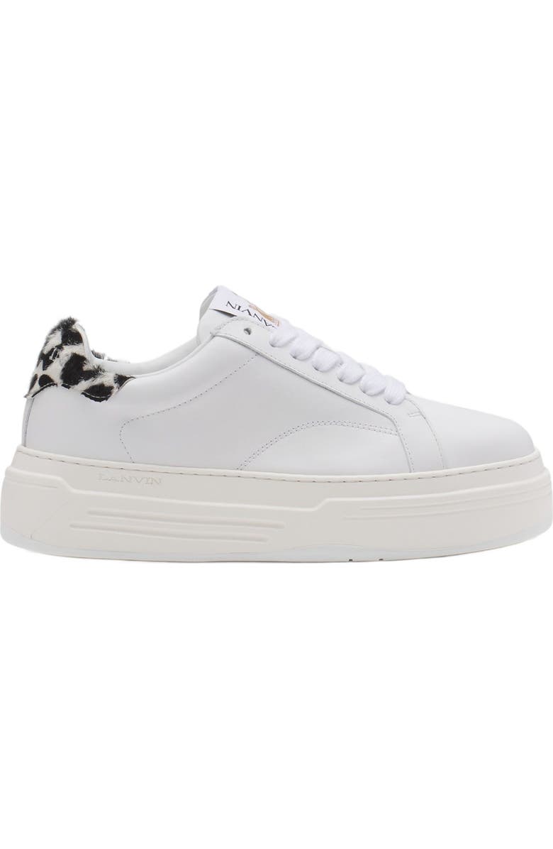 Lanvin WOMEN'S DDB0 LEATHER PLATFORM SNEAKERS, Main, color,