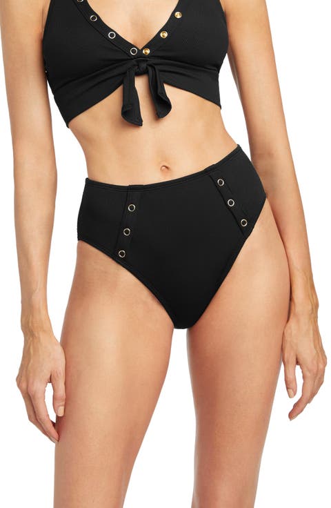 Amy High Waist Bikini Bottoms