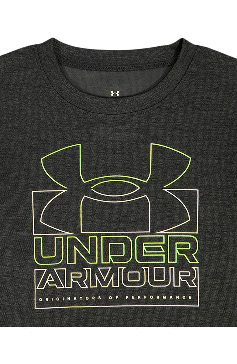 Under Armour Kids' UA Tech<sup>™</sup> Twist Logo Graphic T-Shirt & Shorts Set, Alternate, color, Black