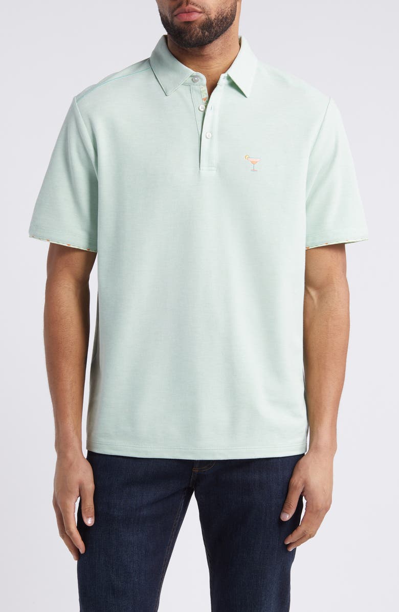 Tommy Bahama Cocktail Mixed Five O'Clock Supima<sup>®</sup> Cotton Blend Polo, Main, color, 