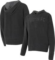 CONCEPTS SPORT Women's Concepts Sport Charcoal Austin FC Volley Hoodie Long Sleeve T-Shirt