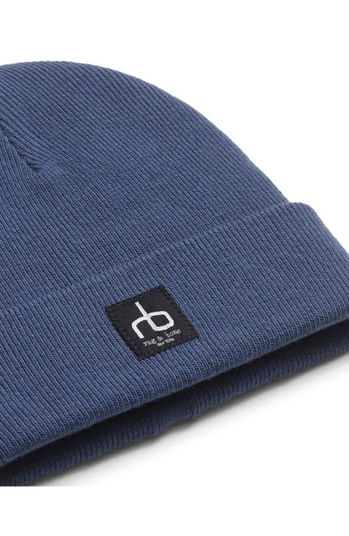 Rag & Bone Evan Beanie In Blue