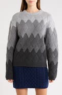 Theory Faux Weave Wool & Cashmere Sweater