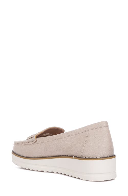 London Rag Daiki Platform Tassel Loafer In Beige