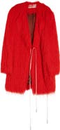 Dries Van Noten Fringe Wrap Coat