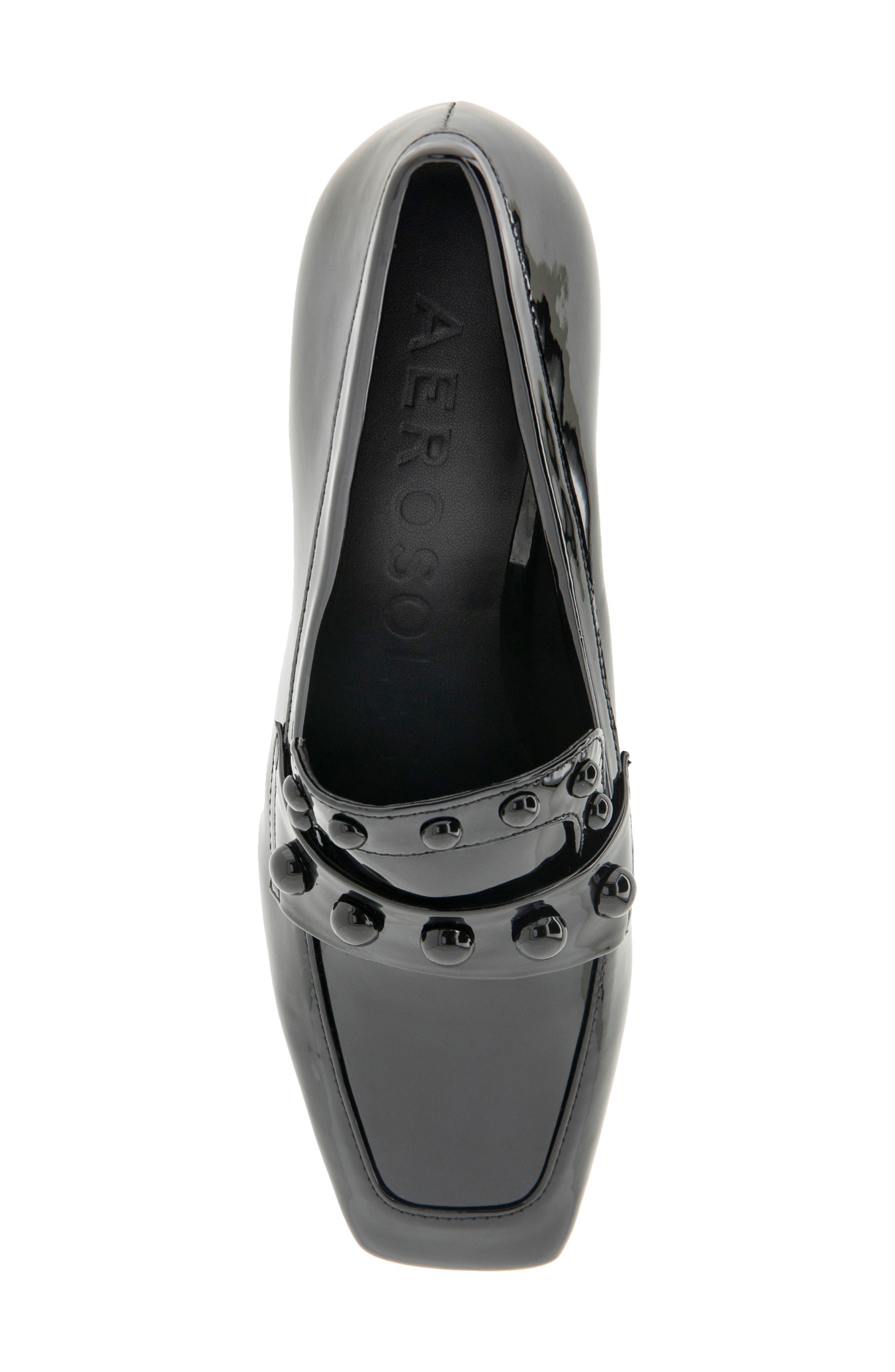 Aerosoles Izell Square Toe Pump, Alternate, color, Black Patent