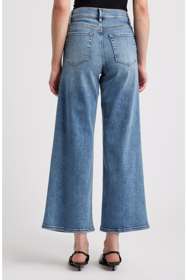 Le Pixie High Waist Slim Palazzo Jeans, Alternate, color, ROWLEY