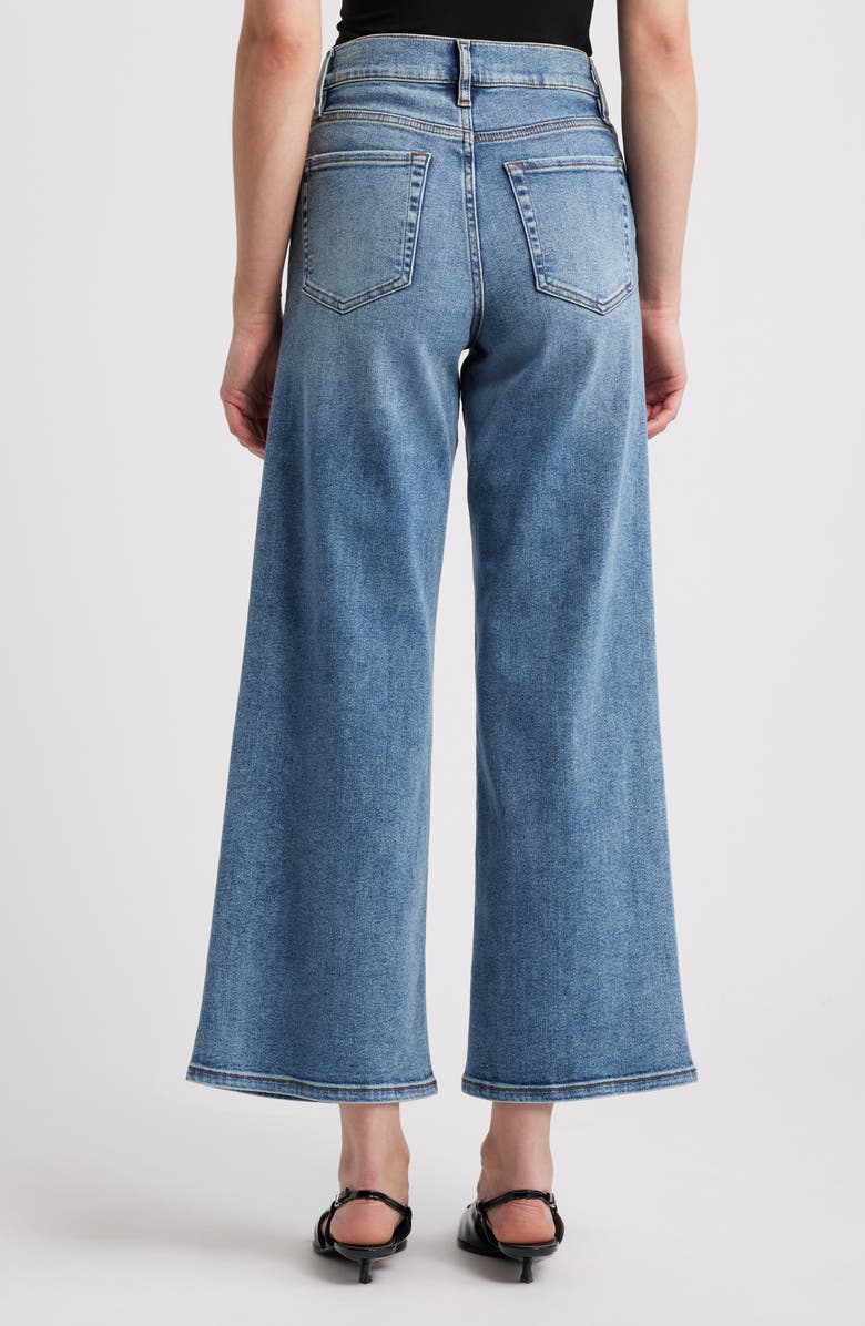 FRAME Le Pixie High Waist Slim Palazzo Jeans, Alternate, color, Rowley