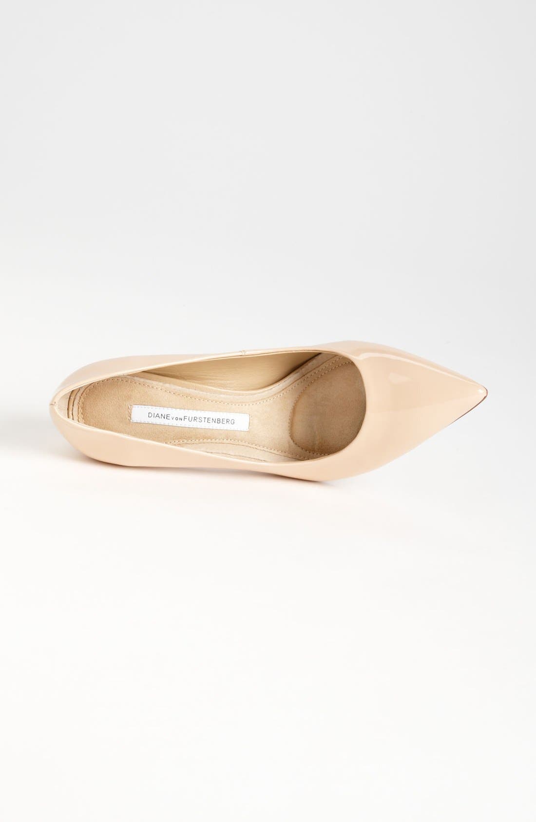 'Anette' Pump, Alternate, color, NUDE PATENT