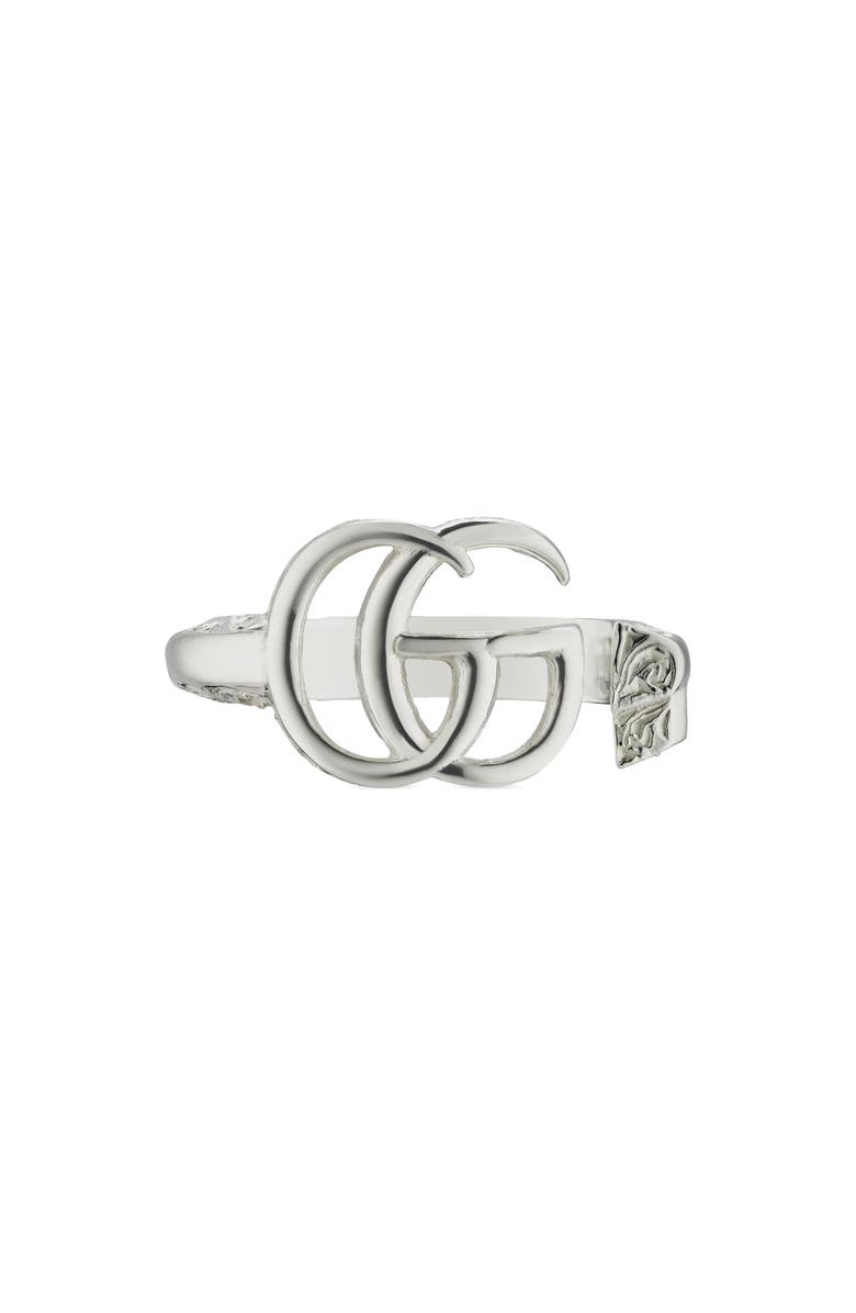 Gucci GG Open Key Ring, Main, color,