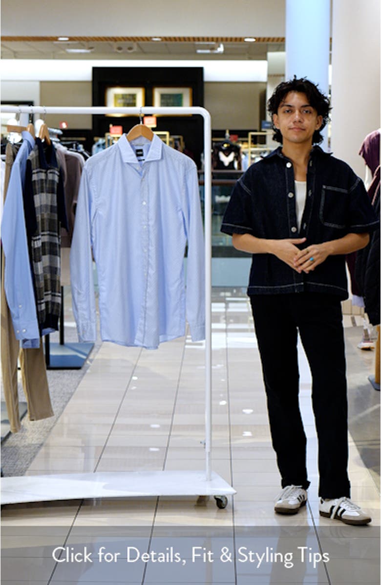 Hank Slim Fit Cotton Dress Shirt, sales video thumbnail