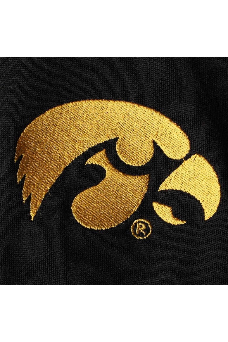 Girls Youth Black Iowa Hawkeyes Two-Piece Cheer Set, Alternate, color, Black