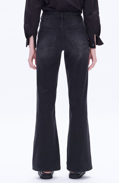 Shop Bayeas High Waist Distressed Flare Jeans