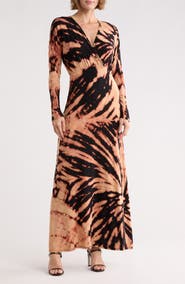 GO COUTURE Long Sleeve Maxi Dress