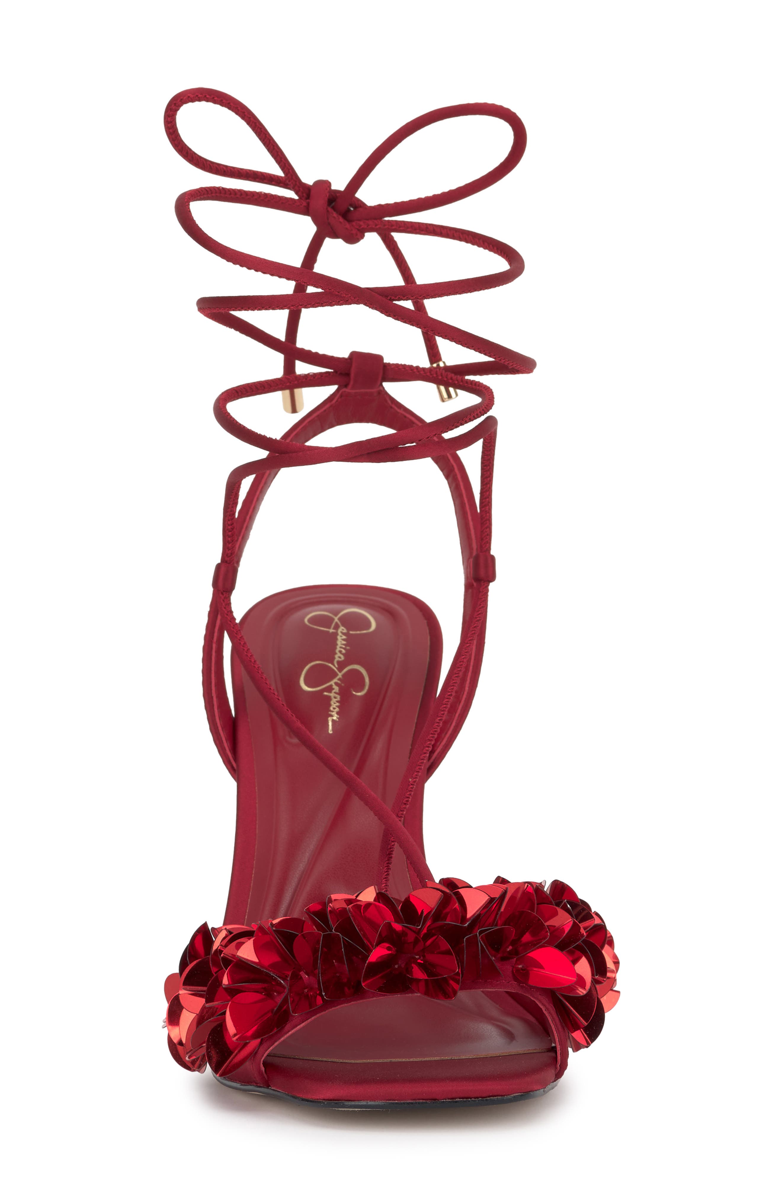 Oveny Ankle Wrap Sandal, Alternate, color, CHILI PEPPER