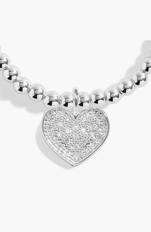 A Littles & Co. A Littles & Co Confetti A Little 'happy Birthday' Bracelet In Silver Plating In Silver