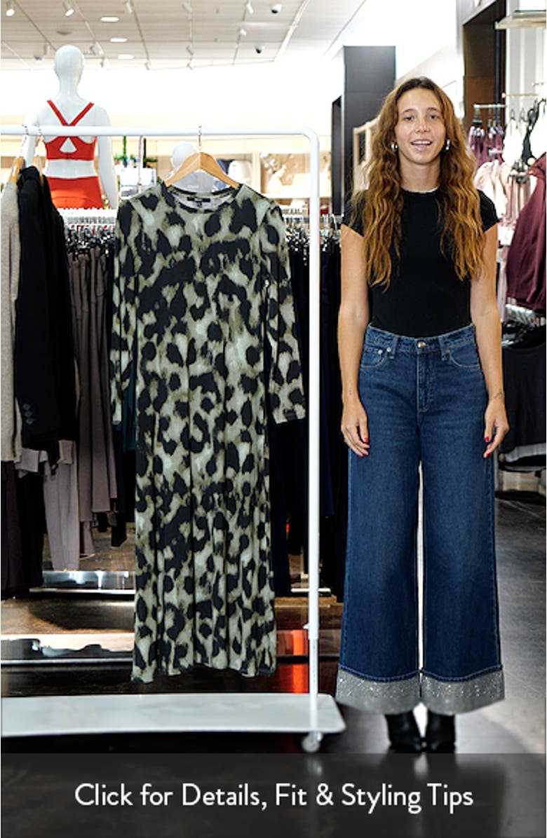 Animal Print Jersey Maxi Dress, sales video thumbnail