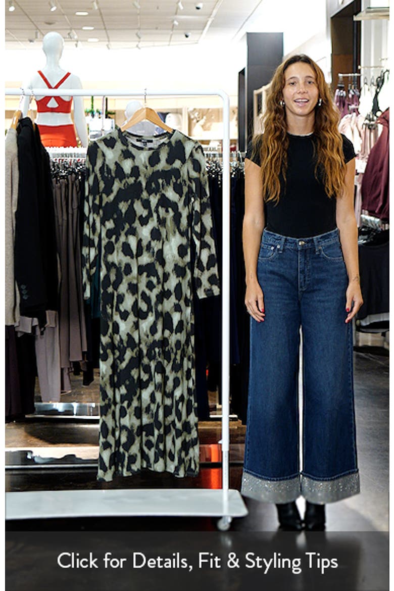 Animal Print Jersey Maxi Dress video