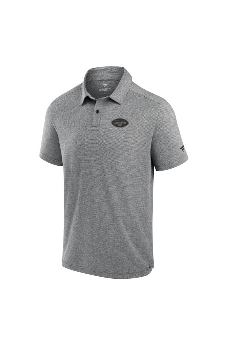 Fanatics Signature Men's Fanatics Signature Black New York Jets Front Office Tech Polo Shirt, Alternate, color, Black