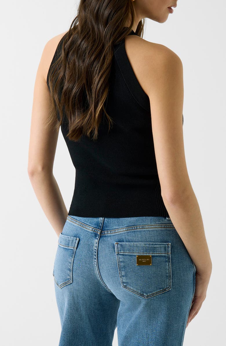 Marciano Loli Button Sweater Tank, Alternate, color, Black