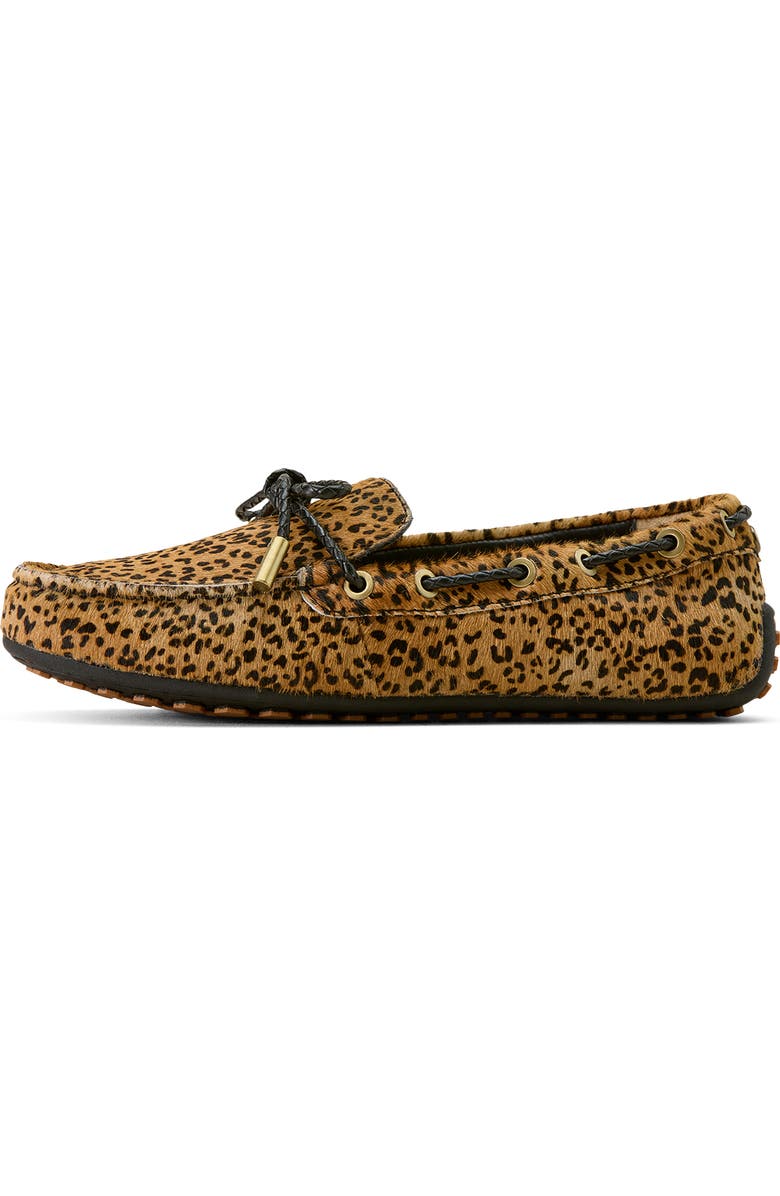 Ariat Margot Genuine Calf Hair Driving Shoe, Alternate, color, Mini Cheetah Hair On