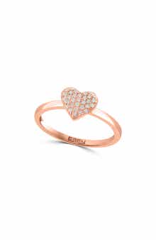 EFFY Diamond Pavé Heart Ring - 0.11ctw