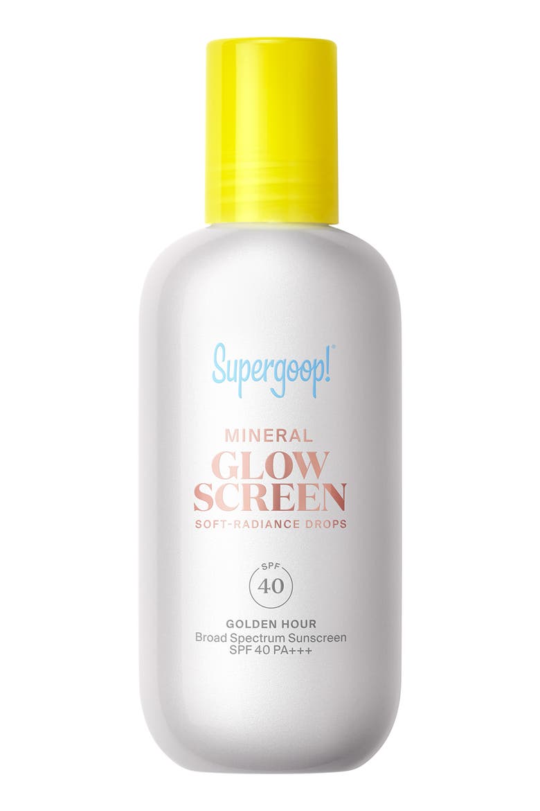 Mineral Glowscreen Soft-Radiance Drops SPF40, Main, color, GOLDEN HOUR