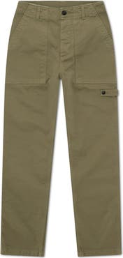 Fortela Jerryt Herringbone Cotton Fatigue Trousers