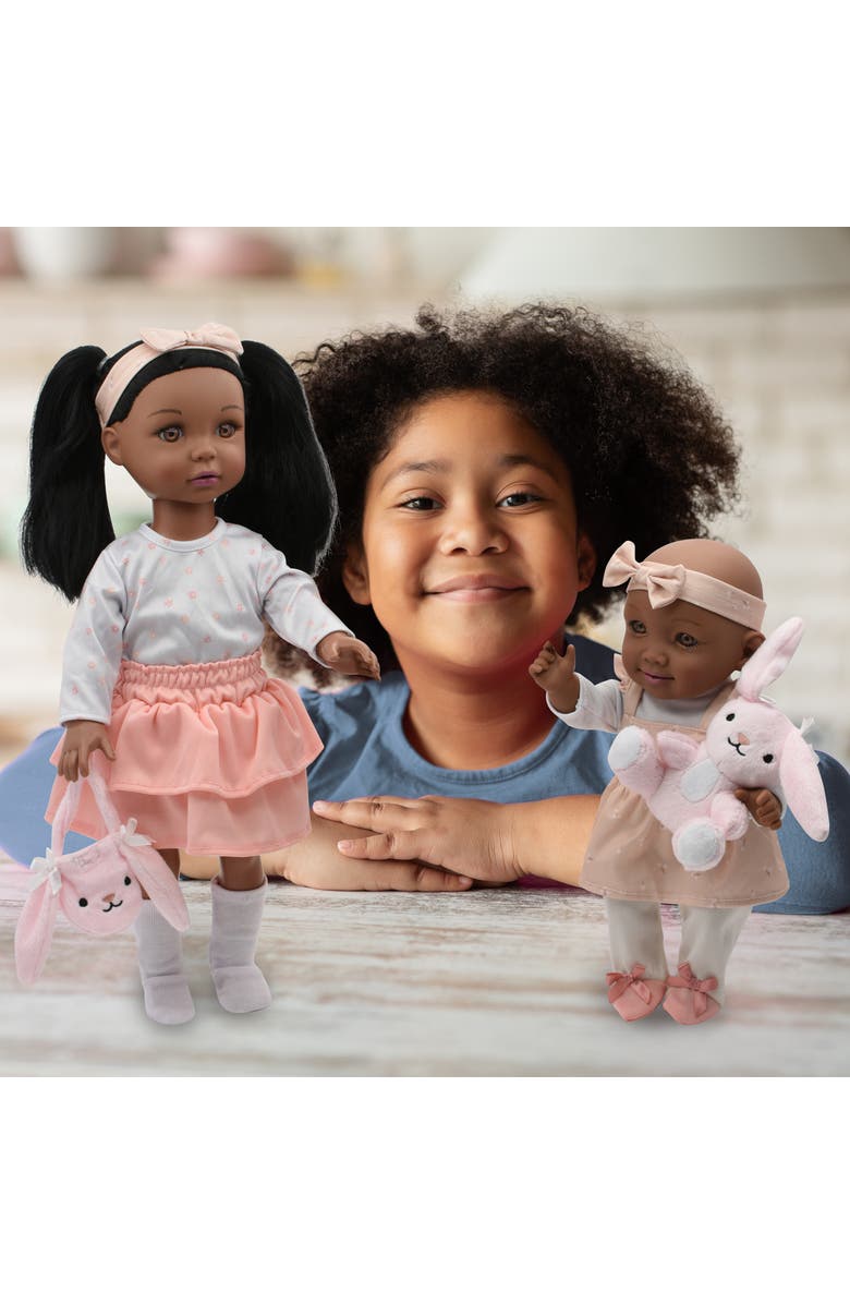 Little Darlings 18"/12" Sweet Sisters Dolls Aa Bunny Set, Alternate, color, 