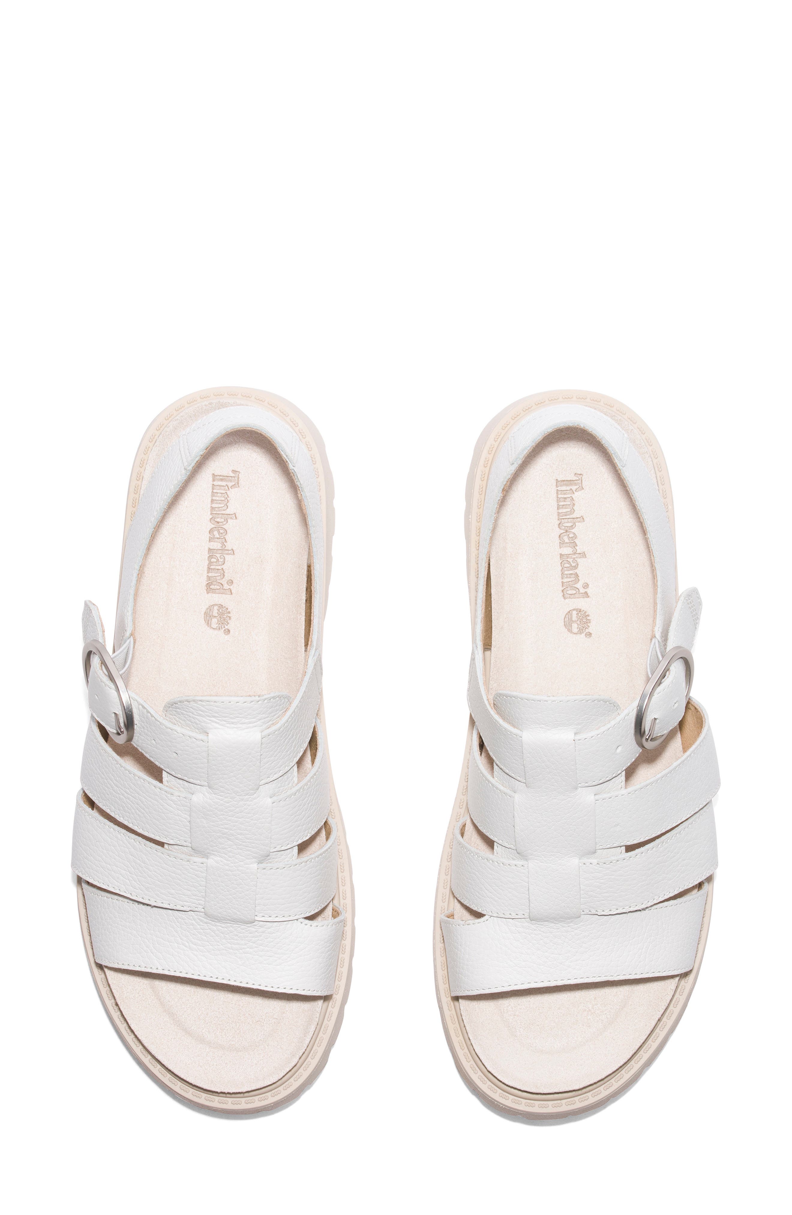 Clairemont Way Fisherman Sandal, Alternate, color, WHITE FULL GRAIN