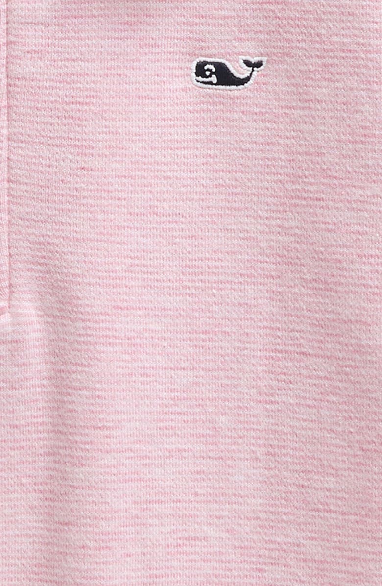 vineyard vines Kids' Saltwater Quarter Zip Sweatshirt, Alternate, color, Pink Cloud Solid