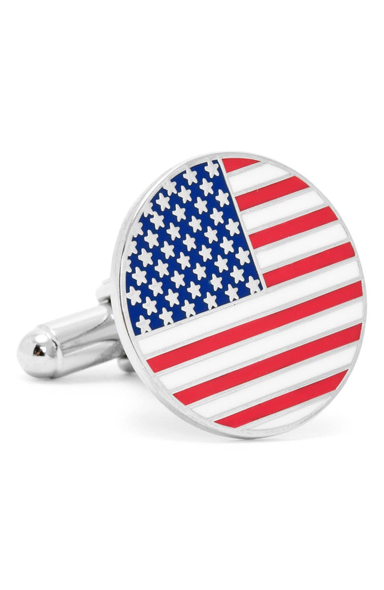 Cufflinks, Inc. American Flag Cuff Links, Main, color, 