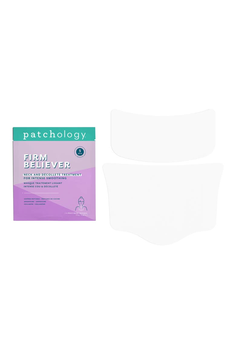 Firm Believer Neck & Décolleté Smoothing Hydrogel Mask, Alternate, color, NO COLOR