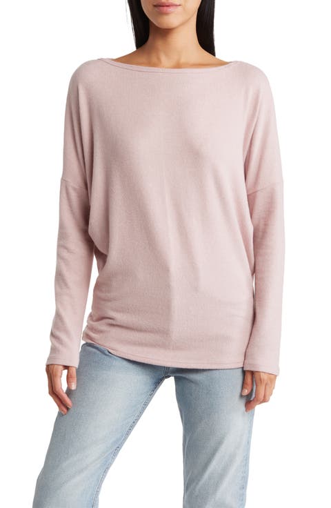 Boatneck Dolman Sleeve Sweater