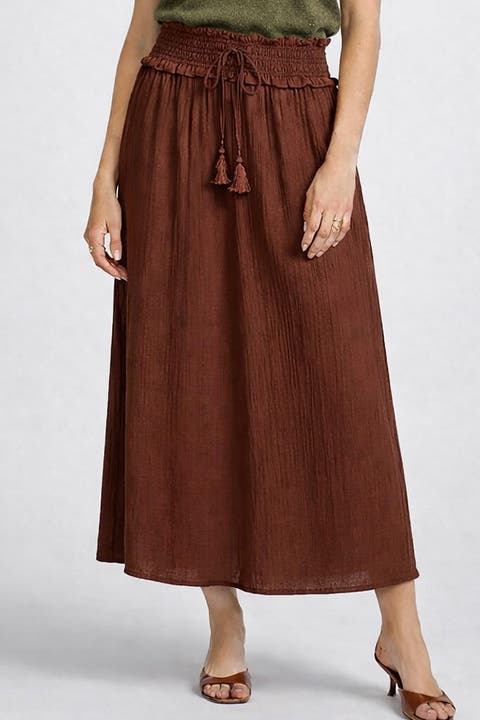 Waistband Detail Skirt