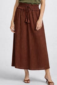 ELLE Collection Waistband Detail Skirt