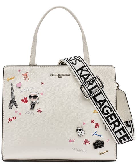 Maybelle Printed Paris Satchel