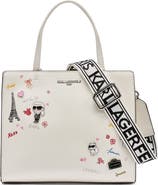 KARL LAGERFELD PARIS Maybelle Printed Paris Satchel
