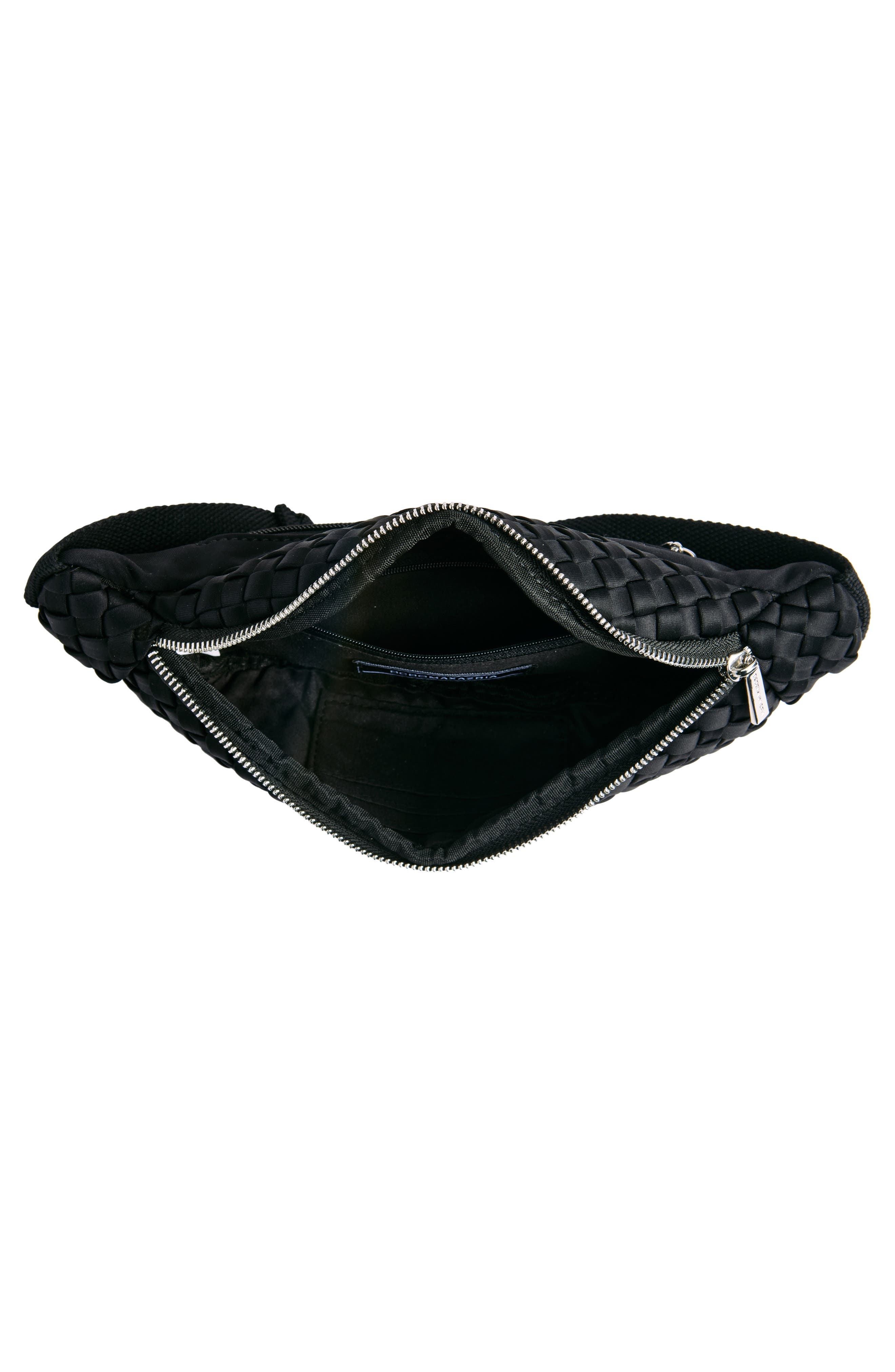 BCBG Quilted Belt Bag, Alternate, color, Black