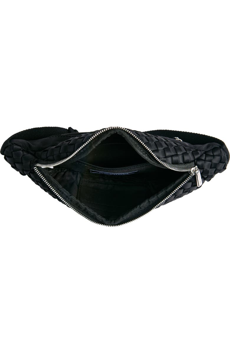 BCBG Quilted Belt Bag, Alternate, color, Black